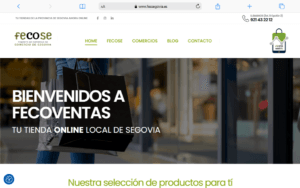 FECOSE comercio local Segovia