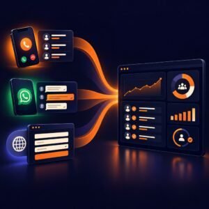 Panel de medición de llamadas, WhatsApp y formularios del SEO local