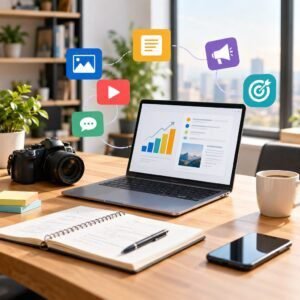 Plan de marketing de contenidos para una pyme · imagen destacada