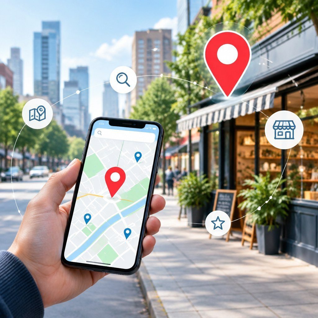 SEO local para captar clientes de una pyme · imagen destacada