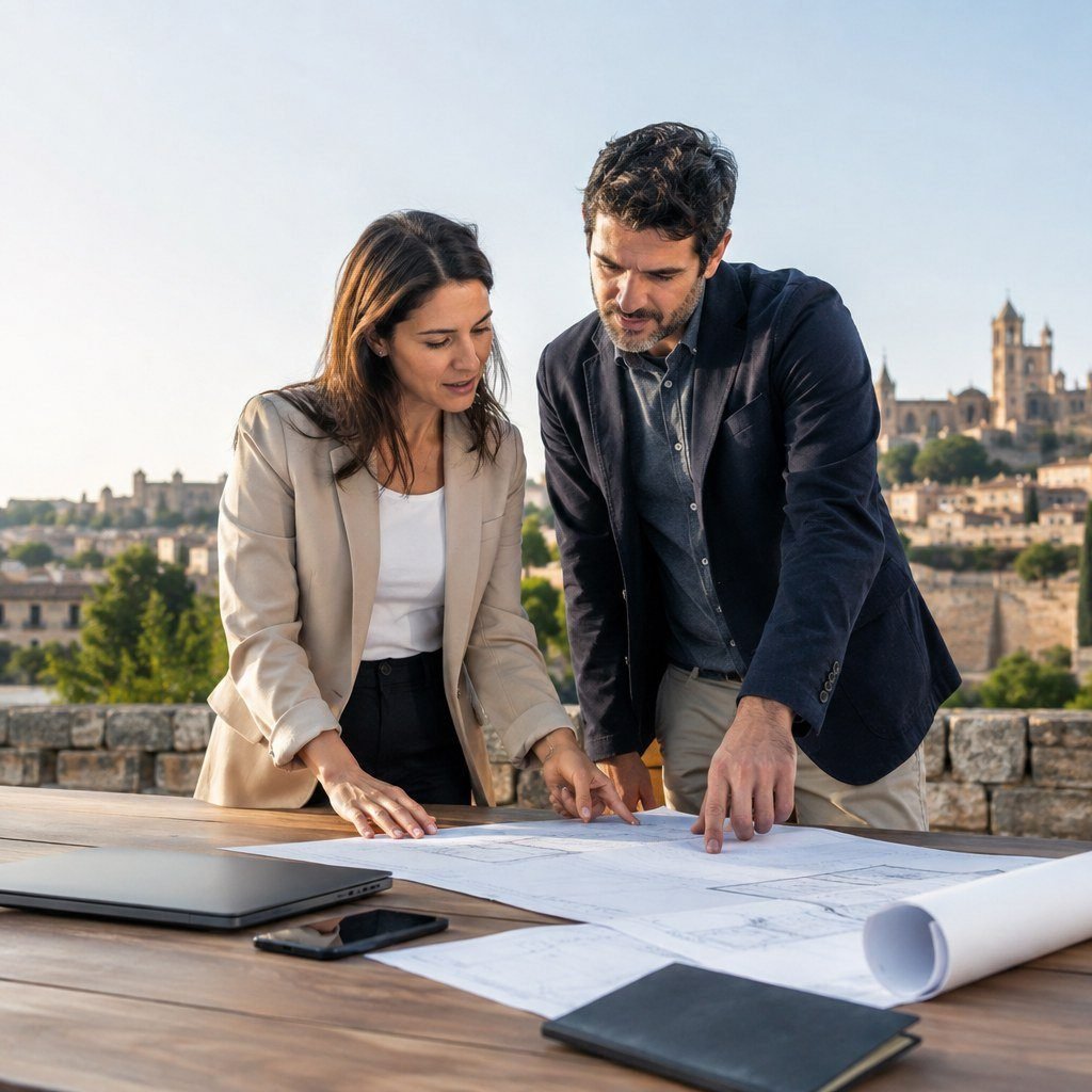 Marketing digital para arquitectos para captar proyectos cualificados en Madrid y Segovia
